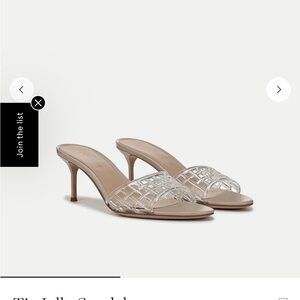 NWOB Veronica Beard TIA PATTON CLEAR JELLY SANDAL Size 7.5